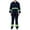 Navy, variant on TOPTIE Men\'s Long Sleeve High Visibility Coverall with Green Reflective Tape Workwear Jumpsuit-Black-XL Regular