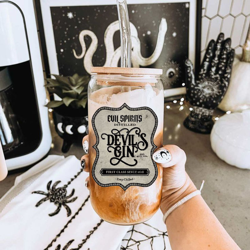 Pegatinas De Poción Para Halloween - 50 Unidades Impermeables, Para Botellas De Agua Y Decoración