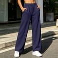 thumbnail image 2 of Njagoc3 Women's Wide Leg Sweatpants Baggy Joggers 2026 Fall Fashion | High Waisted, Winter Clothes with Pockets, Comfy Workout Gym Active Outfits, Y2k Travel Lounge Pant, 2 of 6
