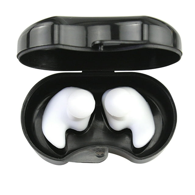 Mistaha Bouchons d'Oreilles de Natation Étanches Réutilisables en Silicone Bouchons d'Oreilles de Natation pour Adultes pour la Douche, le Bain, le Surf, la Plongée en Apnée