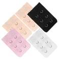 thumbnail image 5 of Pungan Bra extender 2 hook 5pcs Ladies Women Elastic Bra Lingerie Extenders 2-Hooks 3 Rows Extension Straps (Random Color),2.01"X1.26"X0.08", 5 of 10