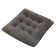 thumbnail image 2 of Chair Cushions for Dining Chairs Set of 1, Kitchen Chair Cushions with Non-Slip Backing, Memory Foam Seat Cushions for Kitchen Chairs, Indoor Chair Pads with Ties, 15.5 x 15.5X 4 Dark Grey, 2 of 4