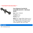 thumbnail image 2 of Front Alignment Cam Bolt Kit - Compatible with 2013 - 2022 Buick Encore 2014 2015 2016 2017 2018 2019 2020 2021, 2 of 2