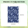 thumbnail image 4 of Lsque Beautiful Snowflake Butterfly Premium Golf Towel - Ultra Absorbent and Quick Drying Microfiber Towel with Carabiner - Gift for Men -24" X 16", 4 of 8
