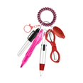 thumbnail image 4 of Nurse Pen Set resaltador versátil con clip de llavero para accesorios de uso diario Marcador permanente retráctil Pen a multicolor Rosa, 4 of 8