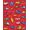 Red, Pattern 3, variant on ODIKA 2x3 Machine Washable Non-Slip Area Rug, Interactive City Street Network with Traffic Signs Learning Layout High Traffic Rug, Orange, 695252