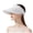 White, variant on Shadoumai Summer Wide Brim Straw Visor Sun Hat Beach Cap