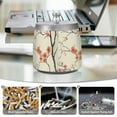 thumbnail image 6 of Yayeee Ashtray with Lid for Cigarette Smokeless Stainless Steel Home Ash Holder, Light Red Flowers, 6 of 7