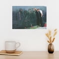 thumbnail image 3 of AIOE Lee Teter's Reflection on The Vietnam Military Memorial Wall Painting Canvas Painting Wall Art Poster for Bedroom Living Room Decor Gift Unframe: 12x8in, 3 of 7