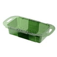 thumbnail image 1 of Naiovety Coladores y coladores de precisión verdes telescópicos de limpieza rápida y ahorro de espacio Organizadores de utensilios de cocina Verde transparente, 1 of 6