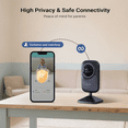 thumbnail image 3 of Envilink Video Baby Monitor with App, 2.8" Screen 14h Battery, Sound Detection, Night Vision, Two Way Talk, Temperature Detection, 1200ft Range, Feeding Remind, Ideal for Baby/ Elderly Indoor Use, 3 of 9
