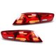 thumbnail image 4 of Luces traseras dinámicas LED, lentes ahumadas con reemplazo de luz de bienvenida para Mitsubishi Lancer Evo X 2008-2017, color rojo, 4 of 14