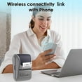 thumbnail image 2 of Wireless Portable Label Maker Machine With Fast Thermals Printing For Office Inventory Kitchen Storage And Baby Items, 2 of 8