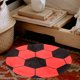 thumbnail image 4 of unbranded Alfombra Redonda Para Fútbol Antideslizante Para Hogar Con Decorativo Moderno, 4 of 6