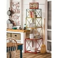 thumbnail image 2 of Colorful Metal And Glass 4-Tier Stackable tagre, 2 of 3