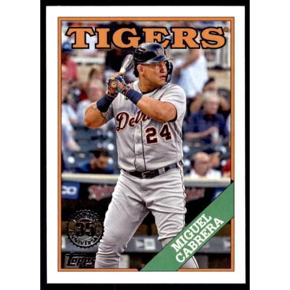2023 TOPPS 1988 BASEBALL #T88-39 MIGUEL CABRERA DETROIT TIGERS