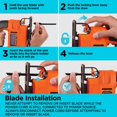 thumbnail image 3 of BLACK+DECKER Jig Saw, 4.5 -Amp (BDEJS300C), 3 of 5