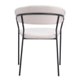 thumbnail image 4 of Silla de Comedor Kessa Muebles Josephine Blanco, 4 of 5