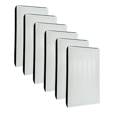 Nispira HEPA Replacement Filter F1 Allegen Reduction Compatible with Filtrete Air Purifier C01 T02. Compared to Part FAPF-F1-A. 6 Units