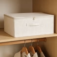 thumbnail image 6 of PEIBang Foldable Storage Bin,16x12x8 Inch Stackable Storage Box,Clothes Container Organizer with Handle for Closet Storage, 6 of 6