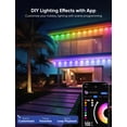 thumbnail image 2 of Cadena de luces APPECK C5106-B de 100 pies y 72 LED RGBCW a prueba de agua, 2 of 9