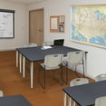 thumbnail image 2 of Regency Kahlo 60 x 24 in. Training Seminar Table- Grey Top, Chrome Tapered Legs, 2 of 4