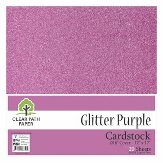 Lavender Purple Cardstock - 12 x 12 inch - 100Lb Cover - 25 Sheets - Clear  Path Paper