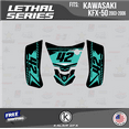 thumbnail image 4 of Kalair GFX Graphics Kit for Kawasaki ATV KFX50 (2003-2006) Lethal Series, 4 of 5