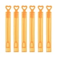thumbnail image 2 of Botellas de jabón de burbujas vacías con forma de corazón, fabricante de burbujas, juguete para niños (naranja) Sywqhk libre de BPA, 2 of 5