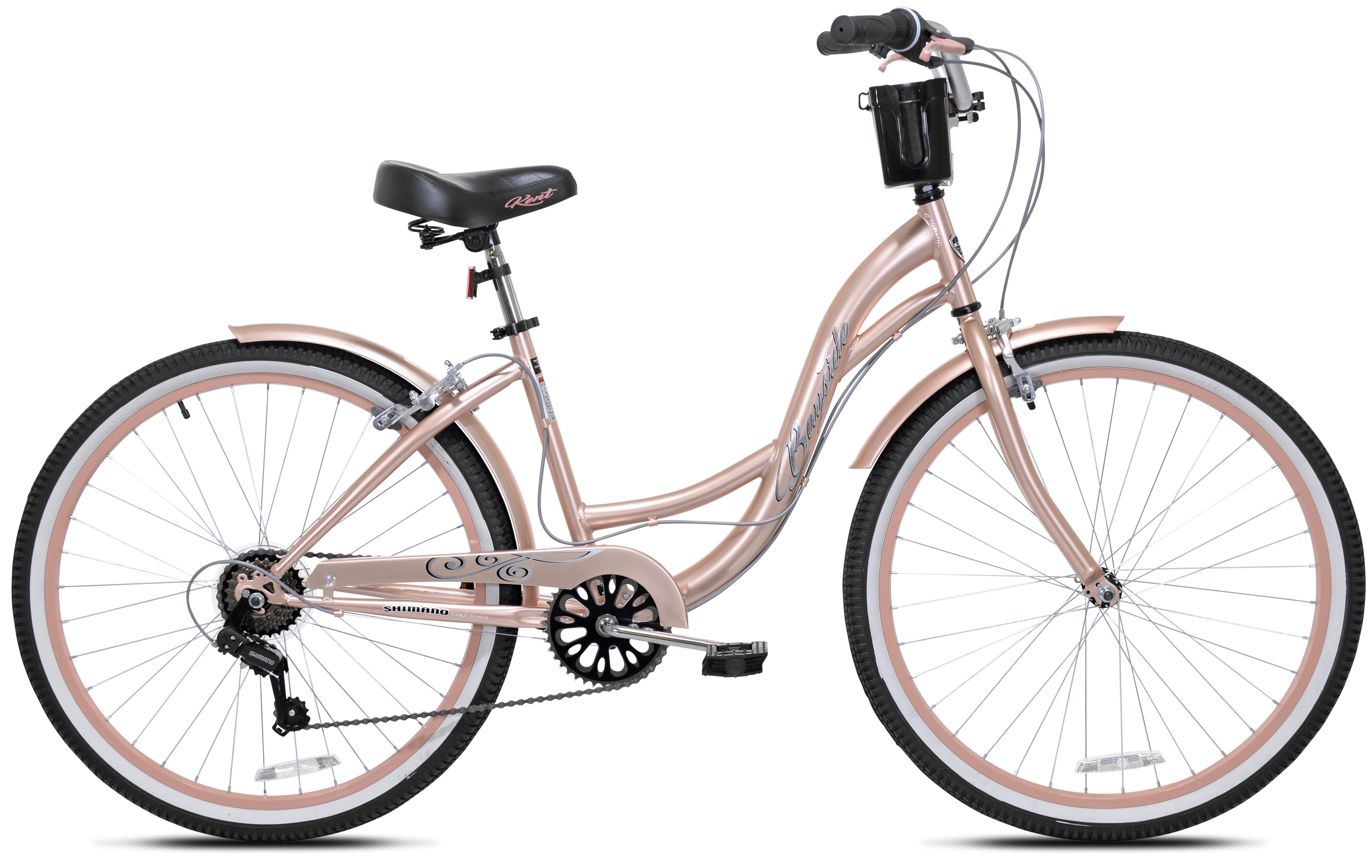 Kent 26 In. Bayside Women's Cruiser Bike, Rose Gold