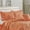 Nectarine, variant on Home Soft Things 4-Piece Reversible Damask Embroidery Bedspread Set, White, Oversized Queen 110"x120"