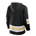thumbnail image 3 of Men's Fanatics  Black Vegas Golden Knights Inside Line Fleece Pullover Hoodie, 3 of 3
