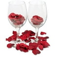 thumbnail image 2 of CafePress - Wine Glass Rose Pedals -  Round Wood Ornament 4", 2 of 2