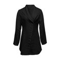 thumbnail image 5 of Blazer Dress for Women Long Sleeve Single Lapel Collar Slim Fit Bodycon Midi Dress Office Work Dresses, 5 of 5