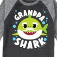 thumbnail image 3 of Baby Shark - Grandpa Shark - Toddler And Youth Raglan Graphic T-Shirt, 3 of 7