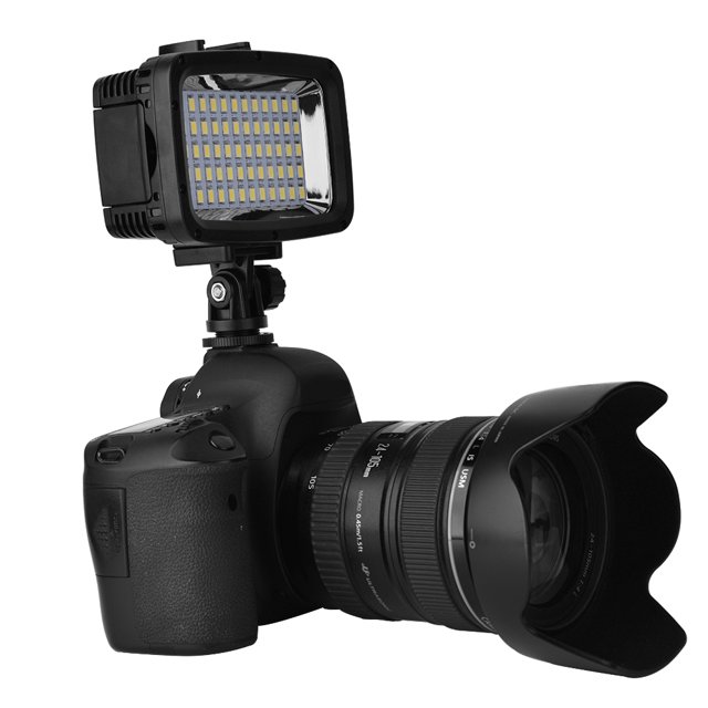3 modos de iluminación luz de vídeo led, 40 m/130 pasteles impermeables Bajo el agua luz de fotografía de buceo, 5500k 1800 lúmenes Luz de la cámara cámara y telefono