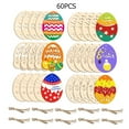 thumbnail image 2 of 60x Rebanadas de Huevos de Pascua Adorno de artesanía, Adornos de para adultos para colorear Regalos de manualidades para álbumes de, 2 of 9