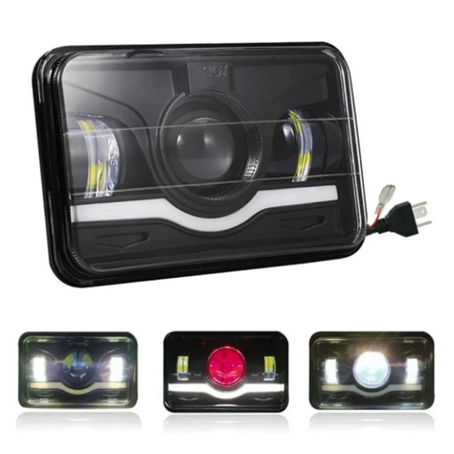 Faros cuadrados, faros LED de 4x6 pulgadas, faros rectangulares, faros LED rectangulares para camiones en pulgadas, diseño revolucionario