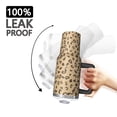 thumbnail image 3 of Leopard Print 40oz Tumbler– Stainless Steel Insulated Tumbler with Handle and Straw, Large Capacity Travel Cup for Hot & Cold Drinks, 3 of 6