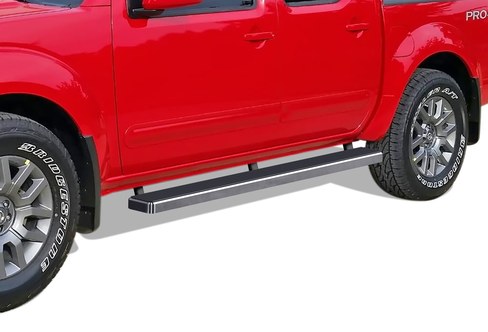 APS Premium 6in Black Running Boards Compatible With Nissan Frontier Crew Cab 99-04, Running Boards - Canada
