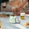 thumbnail image 5 of Yayeee Ashtray with Lid for Cigarette Smokeless Stainless Steel Home Ash Holder, Green Floral, 5 of 7