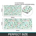 thumbnail image 7 of Light Blue Christmas Tree Pattern Kitchen Rugs Sets Of 2,Anti Fatigue Kitchen Mat Rugs Non Slip Washable,Decorative Kitchen Floor Mats for Kitchen,Sink,Laundry,17"x30"+17"x47", 7 of 7