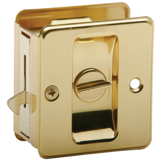 Ives Sc991b 605 Bright Brass Artisan, Schlage Sliding Door Lock