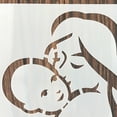 thumbnail image 3 of Walbest Mother's Day Cake Stencil Hollow Out Smooth Surface Plastic Love Pregnant DIY Fondant Template Kitchen Supply, 3 of 7