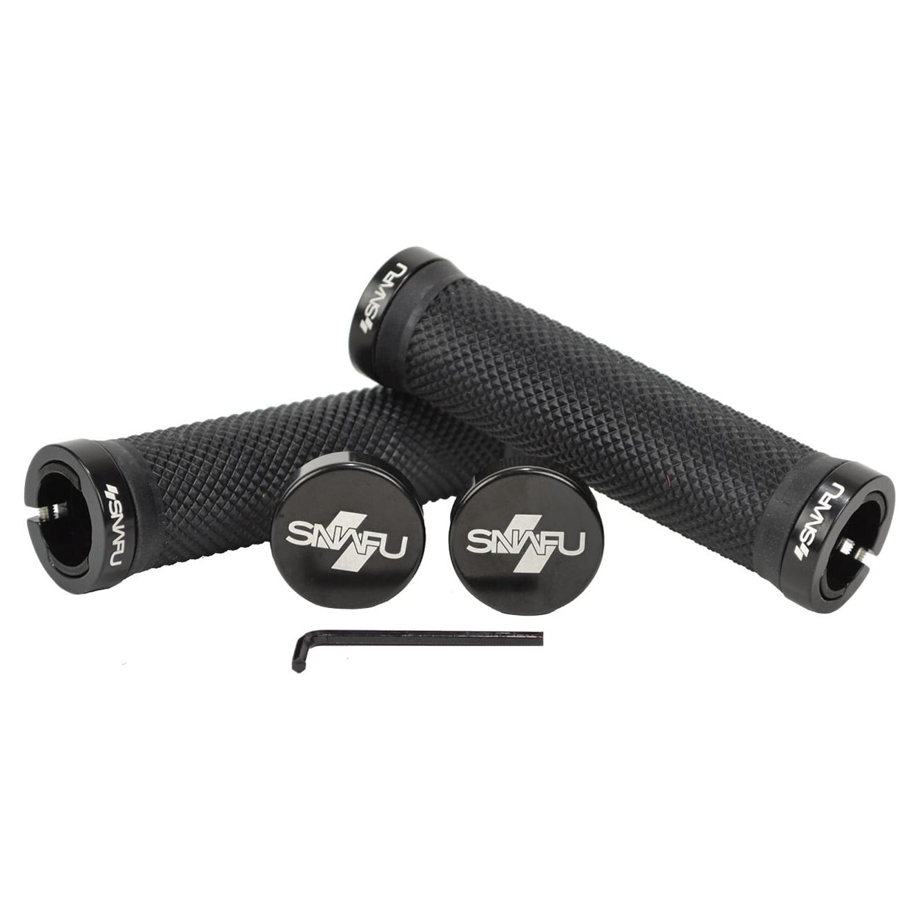 ROCKBROS Bike Grips – Non-Slip Lock-On Handlebar Ends For Mountain, BMX & Folding Bikes (Red, 22.2mm, 13cm)