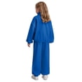 thumbnail image 4 of Girls 2 Piece Outfits Sweatsuit Set Half Zip Lapel Long Sleeve Pullover Sweatshirt Jogger Sweatpant Tracksuit, 4 of 4