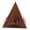 Copper, variant on 10cm Metal 3D Model Pyramids Statue Souvenir Gift Desk