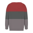 thumbnail image 4 of ICHUANYI liquidación moda mujer manga larga cremallera frente abierto suelta prendas de vestir exteriores blusa estampada abrigo Tops bolsillos blusa con capucha ICHUANYI WER2023082200437, 4 of 5