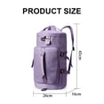 thumbnail image 2 of Bolsa de viaje de gran capacidad, almacén de zapatos independiente, separación seca y húmeda, mochila impermeable, 2 of 6