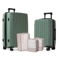 thumbnail image 1 of 5-Piece Hardside Luggage Set: 28" Spinner Suitcase, 20" Carry-On & 3 Packing Cubes, 1 of 9